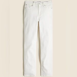 NWT J. Crew Women’s Vintage Slim Straight White Jeans